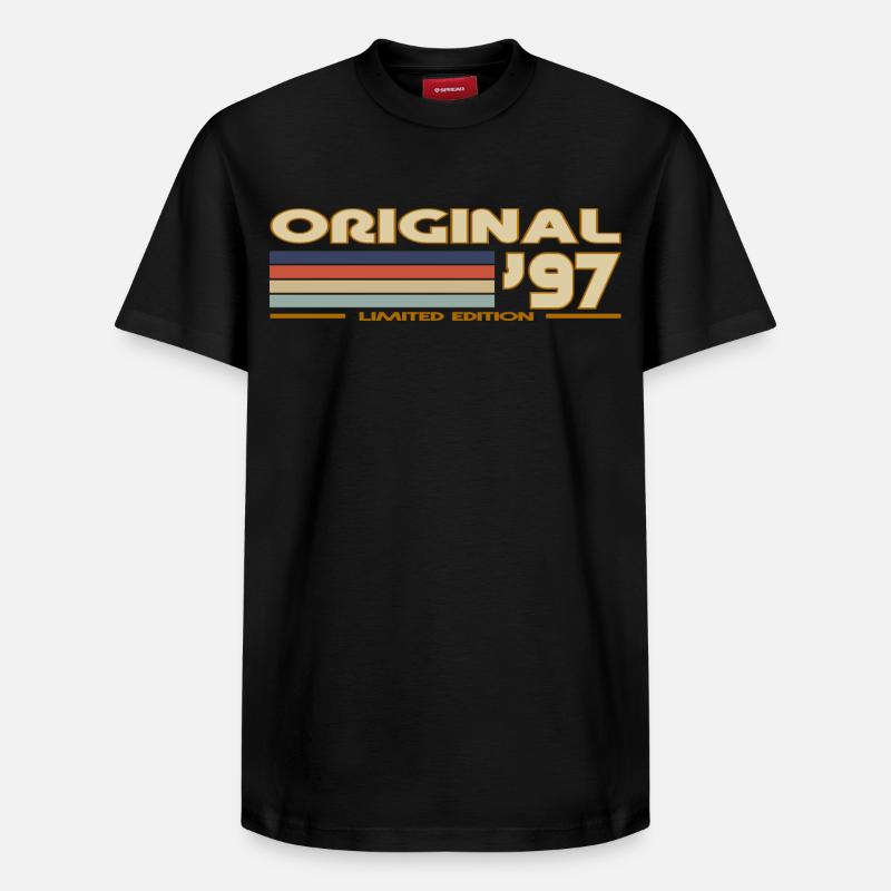 1997 - T-shirt unisexe décontracté en coton Supima – de SPREAD - noir