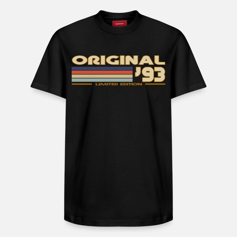 1993 - T-shirt unisexe décontracté en coton Supima – de SPREAD - noir