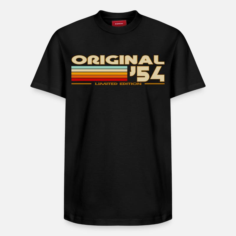 1954 - T-shirt unisexe décontracté en coton Supima – de SPREAD - noir