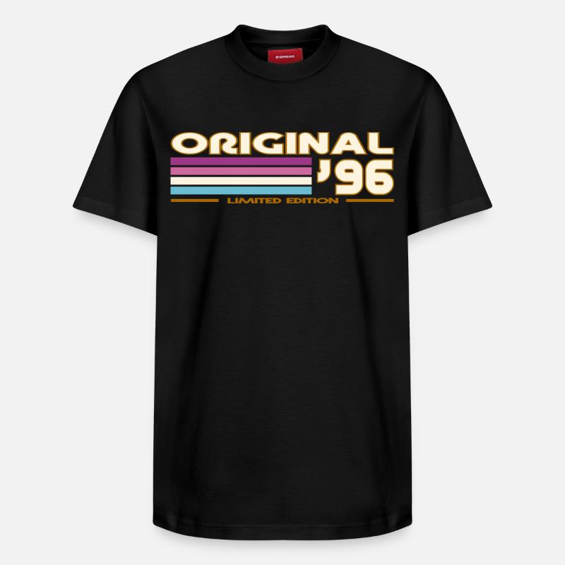 1996 - Relaxed Unisex Supima Cotton T-Shirt – by SPREAD - black