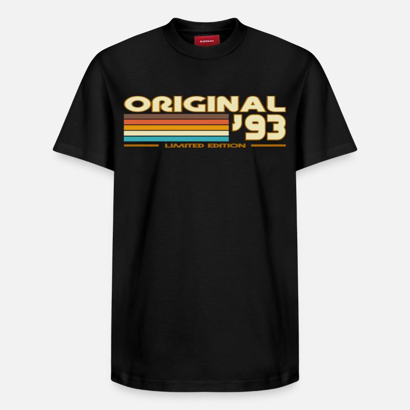 1993 - T-shirt unisexe décontracté en coton Supima – de SPREAD - noir