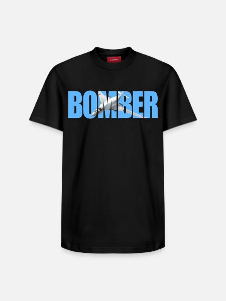 Bomber Tu-160 - Relaxed Unisex Supima Cotton T-Shirt – by SPREAD - black
