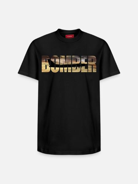 Bomber Tu-95 - Relaxed Unisex Supima Cotton T-Shirt – by SPREAD - black