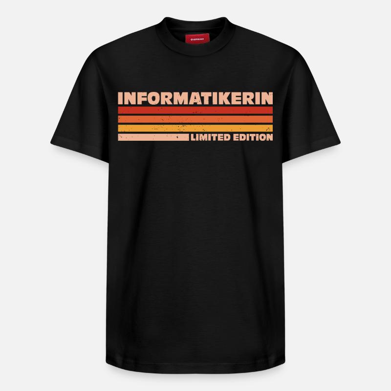 Computer Scientist Computer Scientist Programmer - Relaxed Unisex Supima Cotton T-Shirt – by SPREAD - black