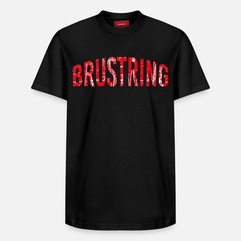 Stuttgart Brustring - Relaxed Unisex Supima Cotton T-Shirt – von SPREAD - Schwarz