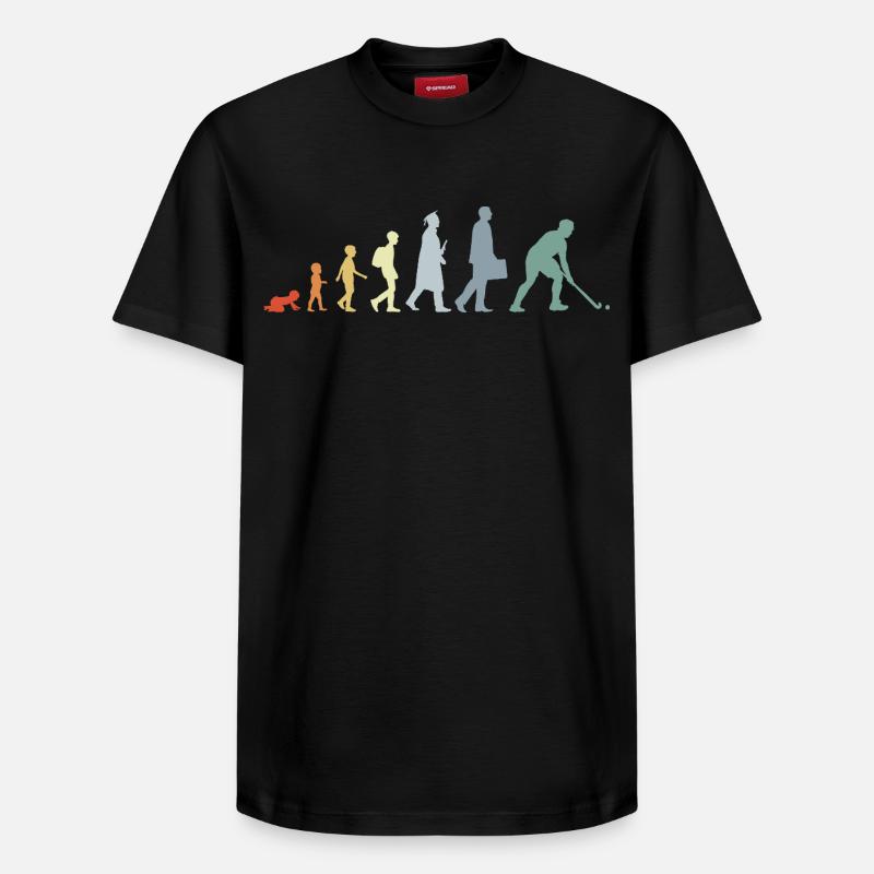Hockey Evolution - Relaxed Unisex Supima Cotton T-Shirt – by SPREAD - black