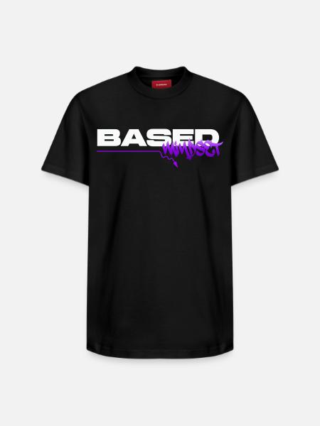 Based Mindset – Streetwear Graffiti Mentality - Relaxed Unisex Supima Cotton T-Shirt – by SPREAD - black