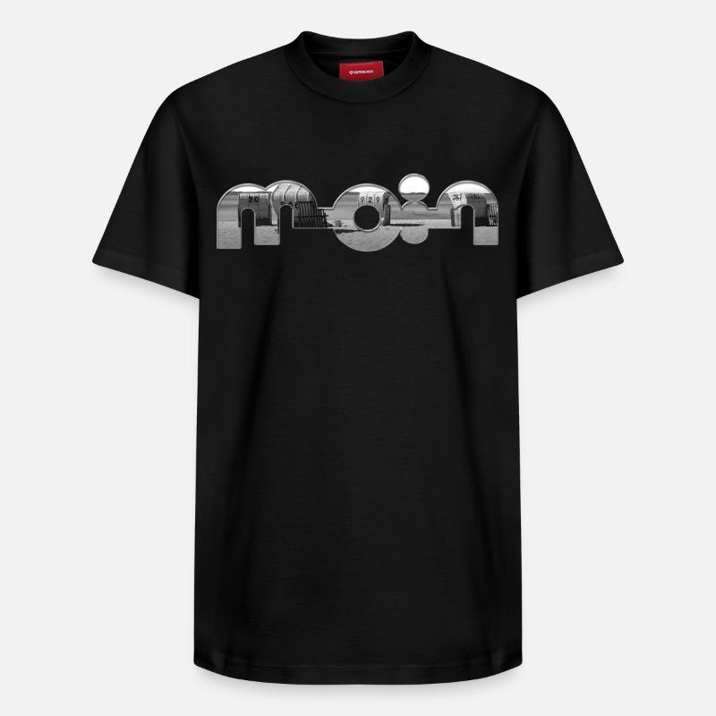 Bonjour - T-shirt unisexe décontracté en coton Supima – de SPREAD - noir