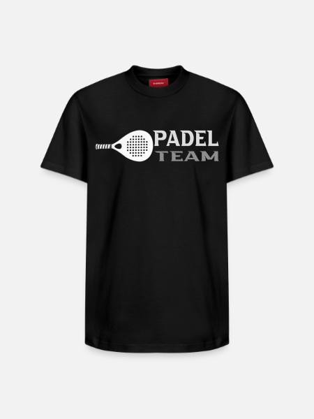 Padel - T-shirt unisexe décontracté en coton Supima – de SPREAD - noir