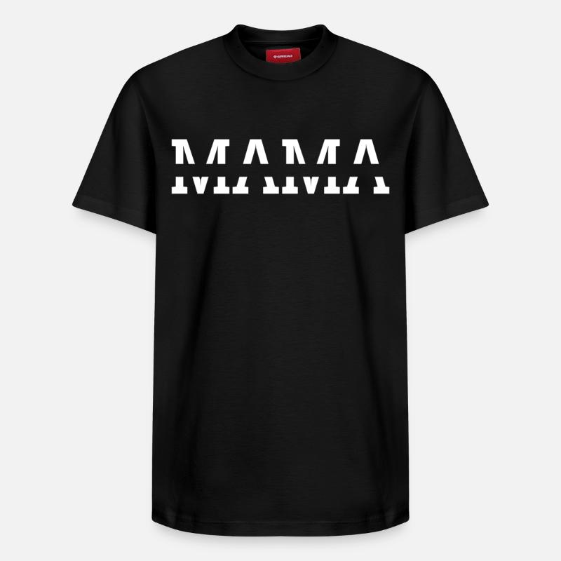 maman - T-shirt unisexe décontracté en coton Supima – de SPREAD - noir