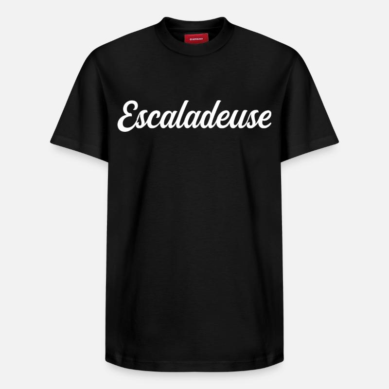 Escaladeuse - T-shirt unisexe décontracté en coton Supima – de SPREAD - noir