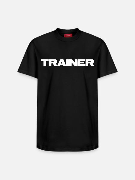 Trainer Power - Relaxed Unisex Supima Cotton T-Shirt – by SPREAD - black