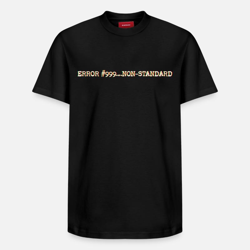 Error999_NonStandard - Relaxed Unisex Supima Cotton T-Shirt – von SPREAD - Schwarz