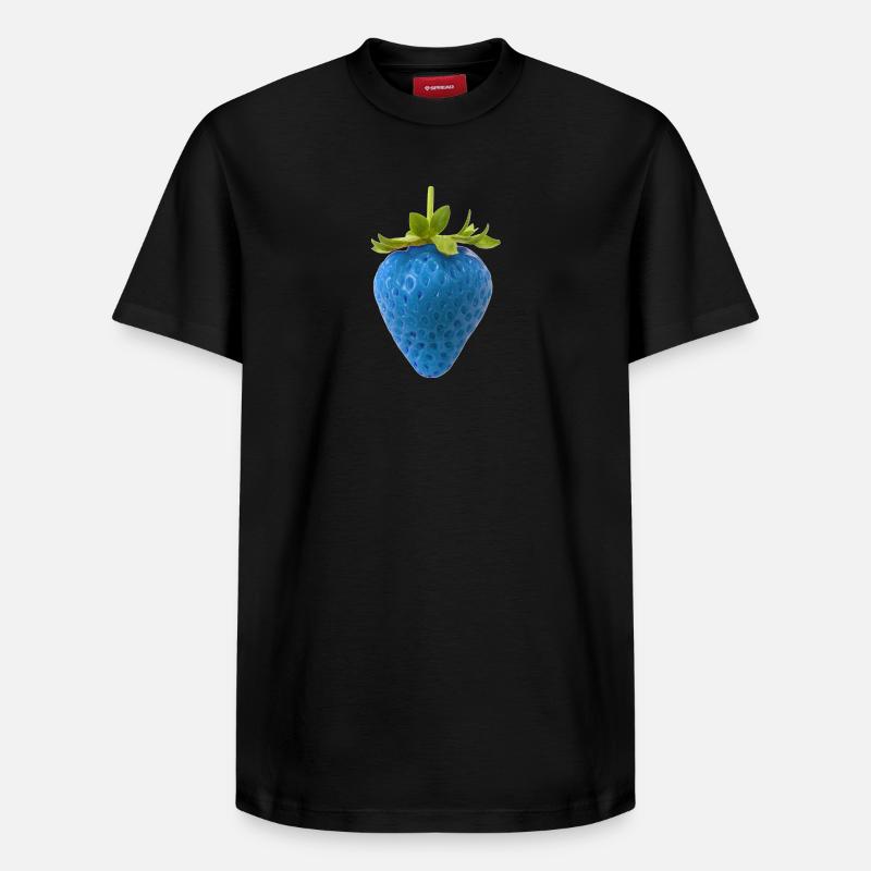 Fraise Bleue - T-shirt unisexe décontracté en coton Supima – de SPREAD - noir