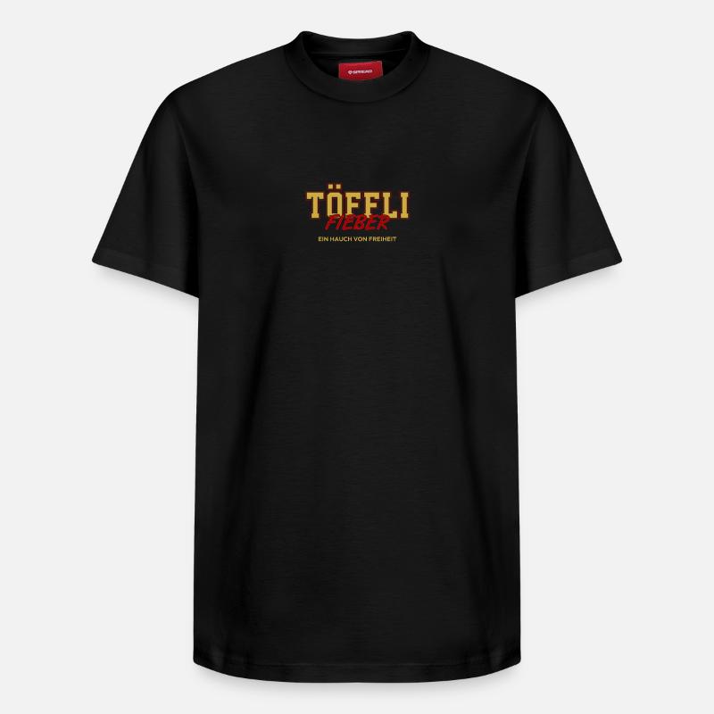 Toeffli - T-shirt unisexe décontracté en coton Supima – de SPREAD - noir