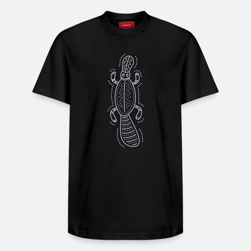 platypus - T-shirt unisexe décontracté en coton Supima – de SPREAD - noir