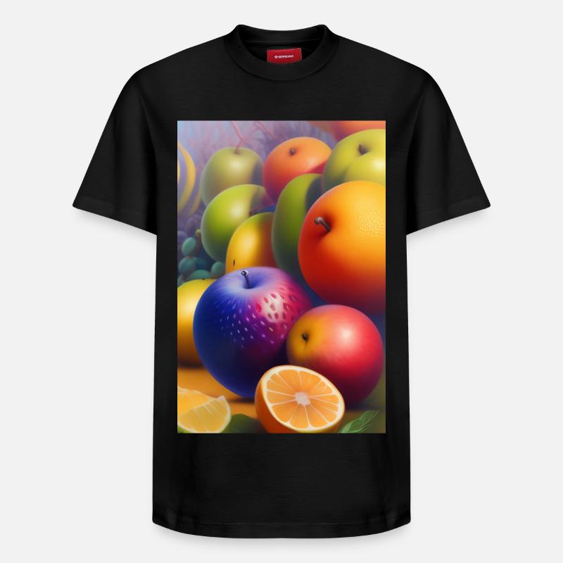 Fruit - T-shirt unisexe décontracté en coton Supima – de SPREAD - noir