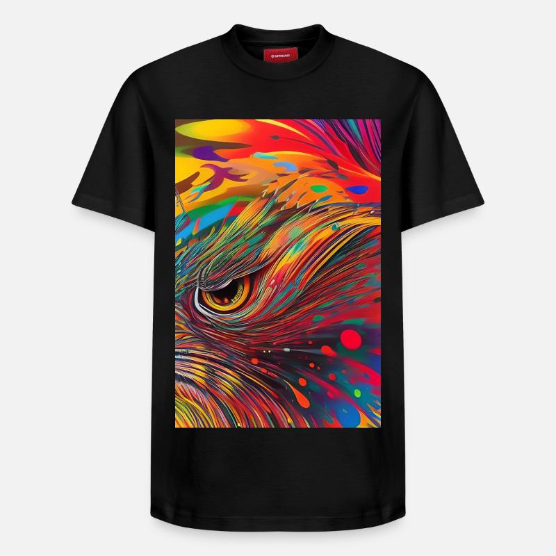 Abstrakte Kunst - Relaxed Unisex Supima Cotton T-Shirt – von SPREAD - Schwarz