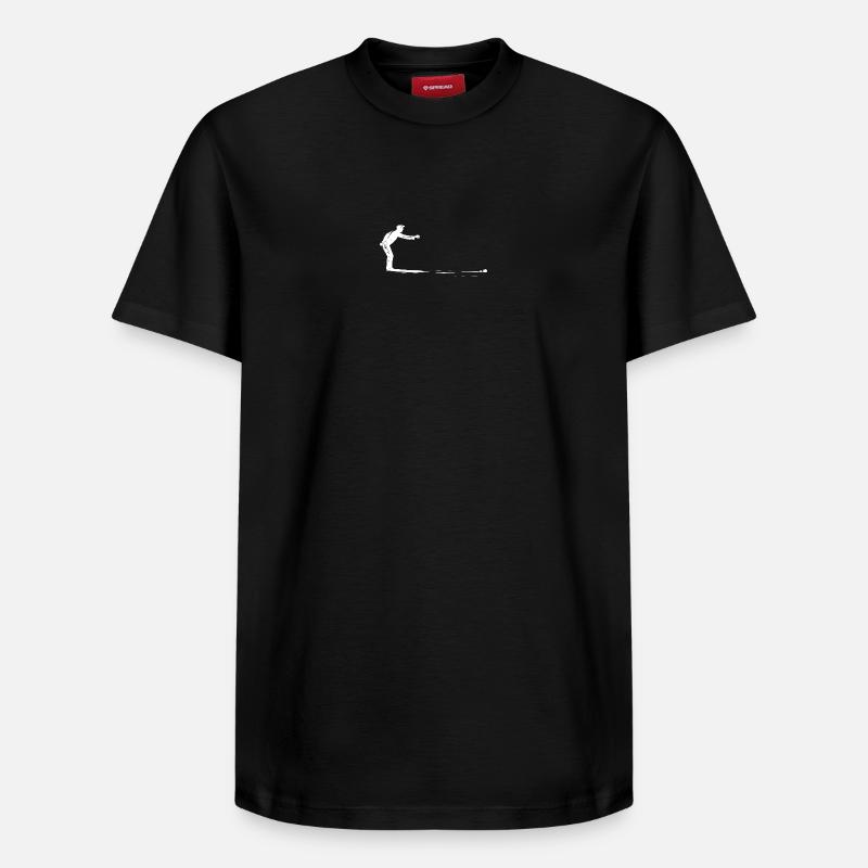 pétanque - T-shirt unisexe décontracté en coton Supima – de SPREAD - noir