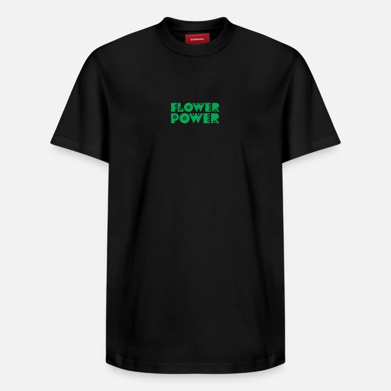 LE POUVOIR DES FLEURS - T-shirt unisexe décontracté en coton Supima – de SPREAD - noir