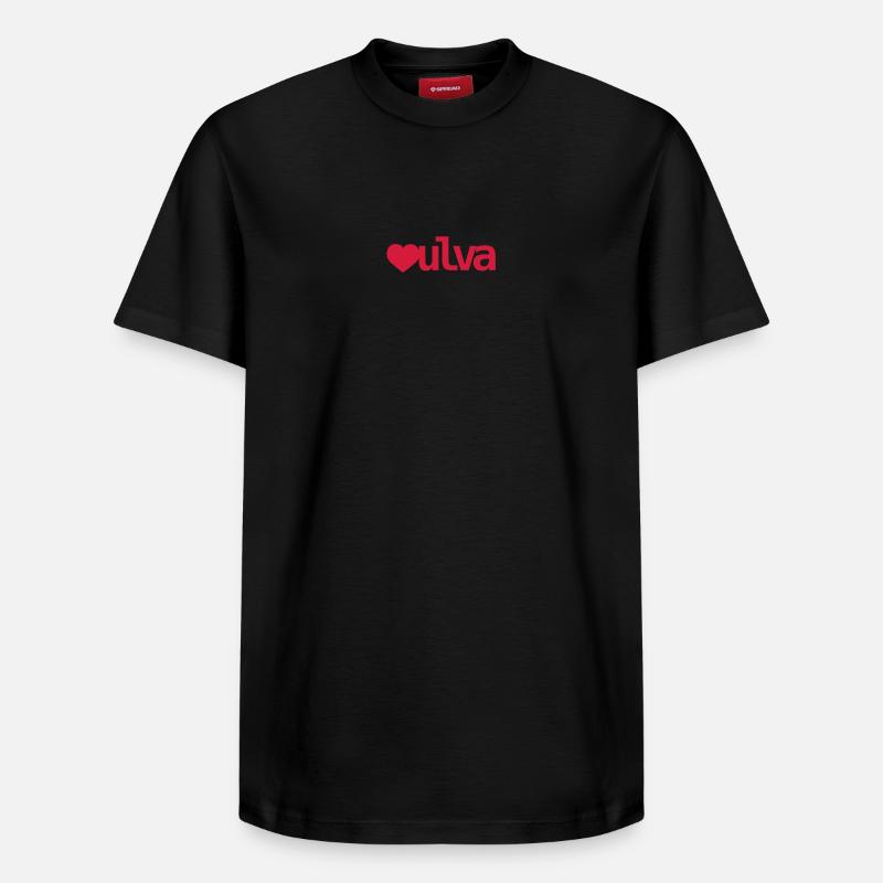 vulva | vagina | scheide - T-shirt unisexe décontracté en coton Supima – de SPREAD - noir