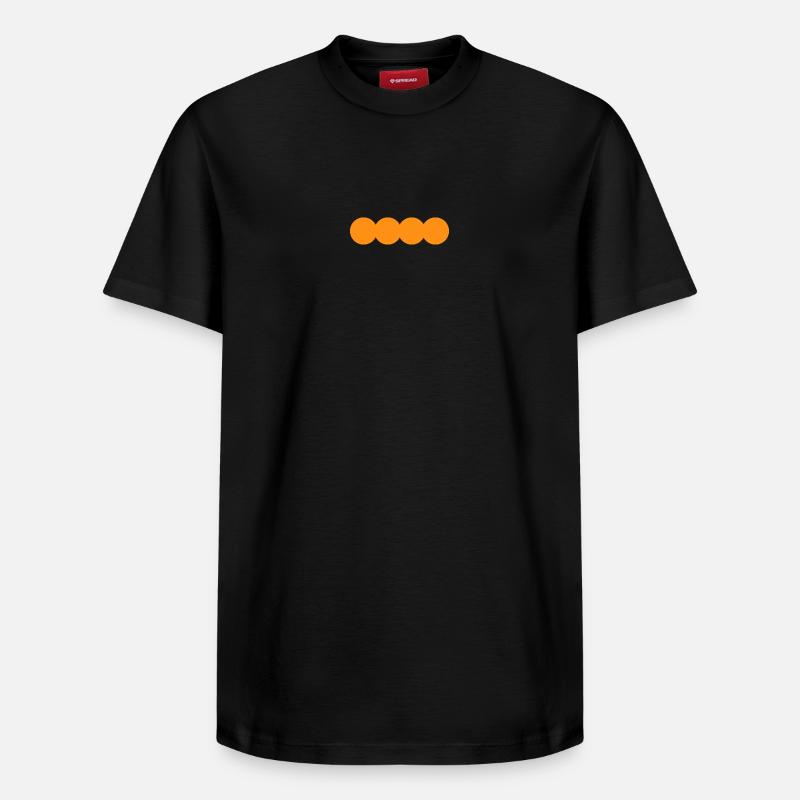 Cercle simple - T-shirt unisexe décontracté en coton Supima – de SPREAD - noir