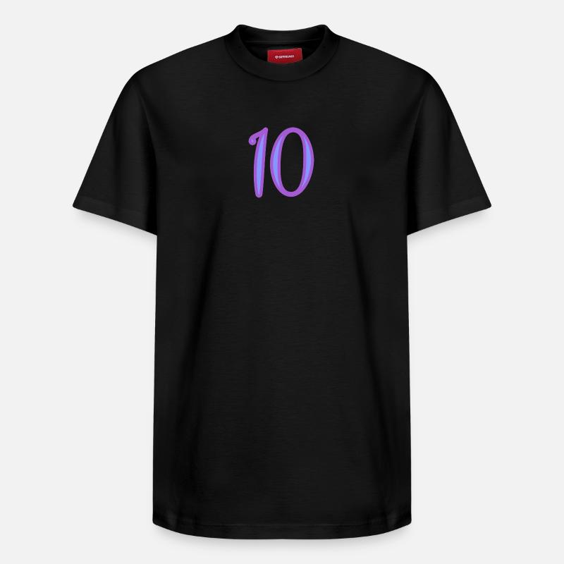 10 - T-shirt unisexe décontracté en coton Supima – de SPREAD - noir