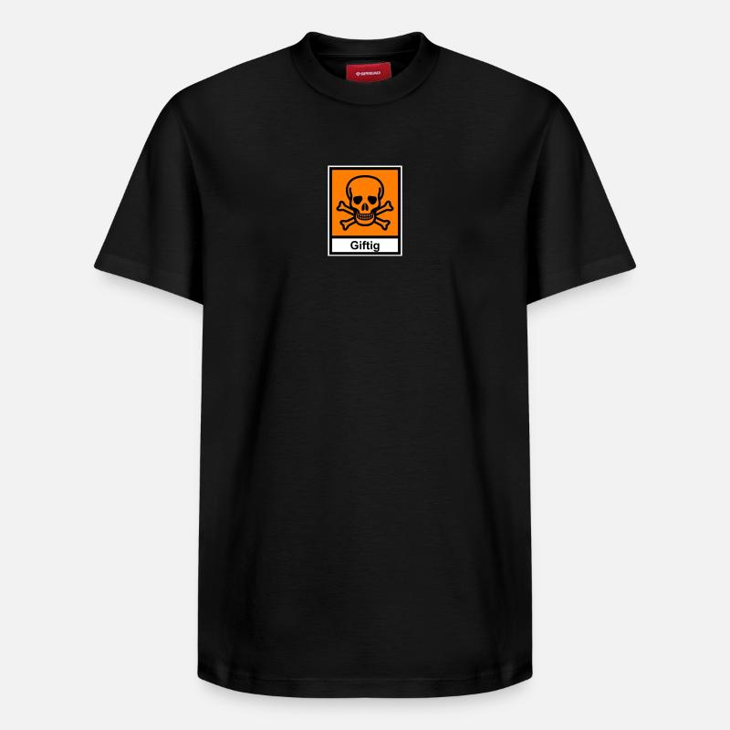 Giftig - Relaxed Unisex Supima Cotton T-Shirt – von SPREAD - Schwarz