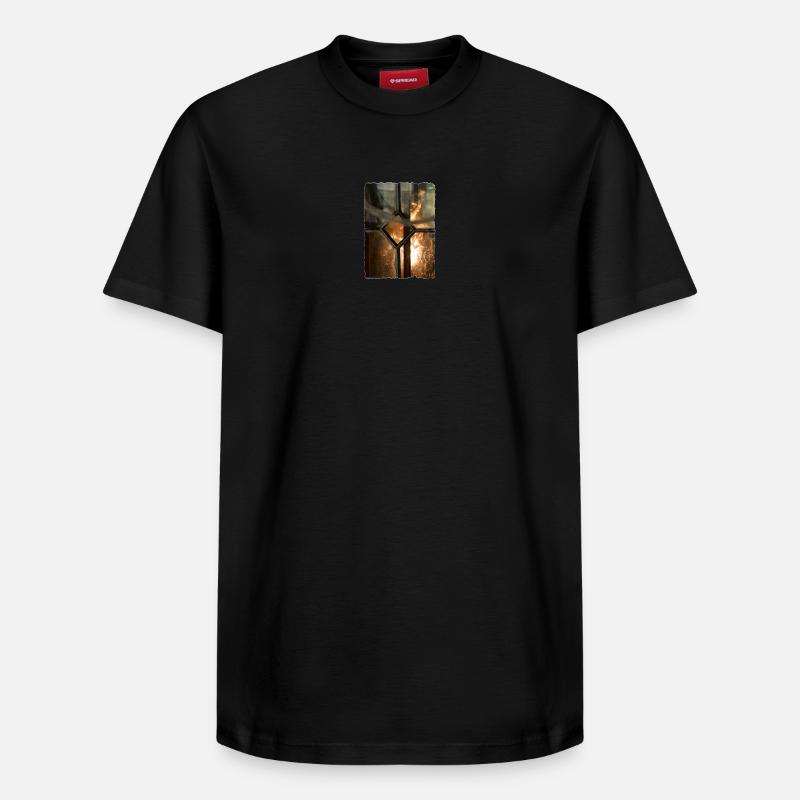 Enfants mansardés - T-shirt unisexe décontracté en coton Supima – de SPREAD - noir