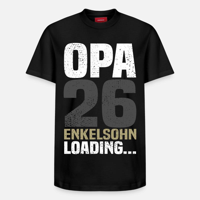 Papy 2026 - T-shirt unisexe décontracté en coton Supima – de SPREAD - noir