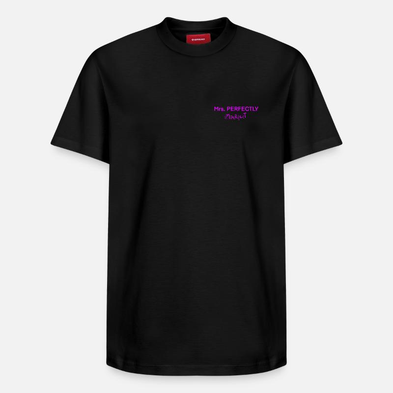Mme PARFAITEMENT imParfaite - T-shirt unisexe décontracté en coton Supima – de SPREAD - noir