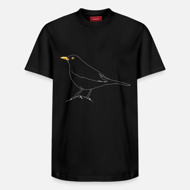 Merle - T-shirt unisexe décontracté en coton Supima – de SPREAD - noir