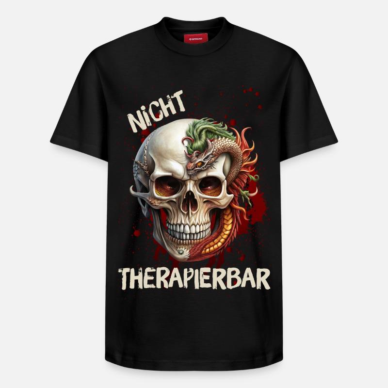 Non traitable - T-shirt unisexe décontracté en coton Supima – de SPREAD - noir