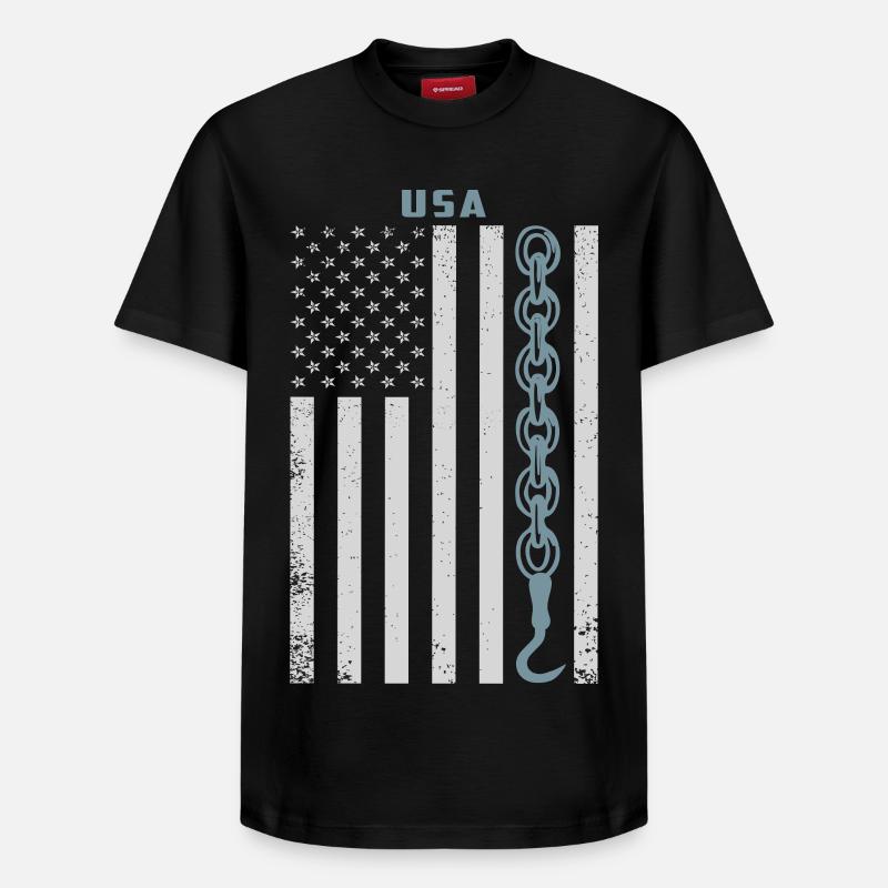 Service de dépannage - T-shirt unisexe décontracté en coton Supima – de SPREAD - noir