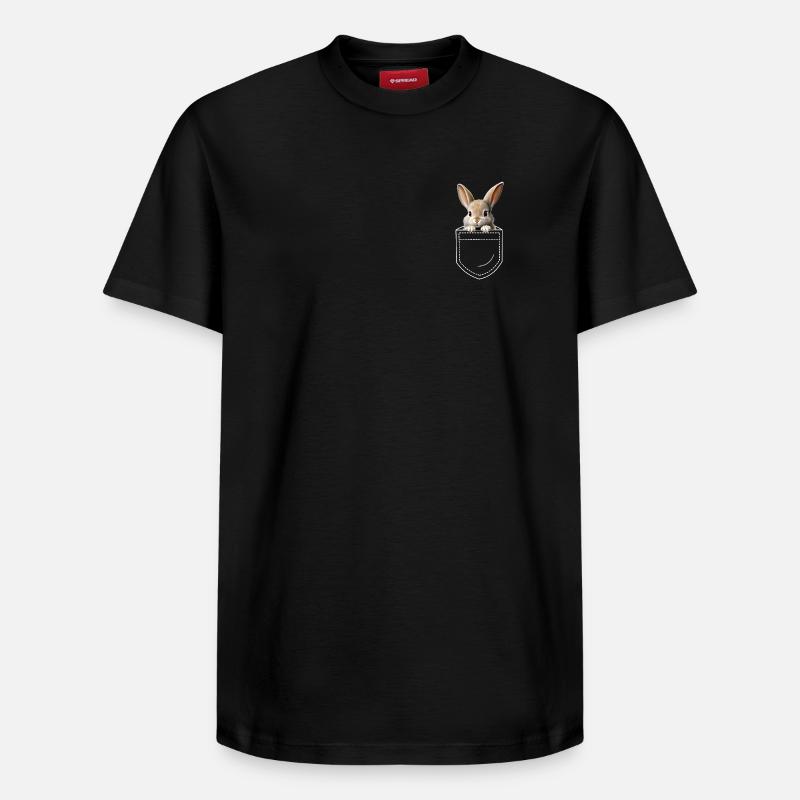 Rabbit Rabbit - Relaxed Unisex Supima Cotton T-Shirt – by SPREAD - black