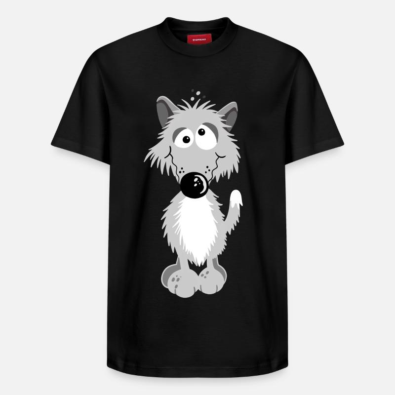 Petit Loup - T-shirt unisexe décontracté en coton Supima – de SPREAD - noir