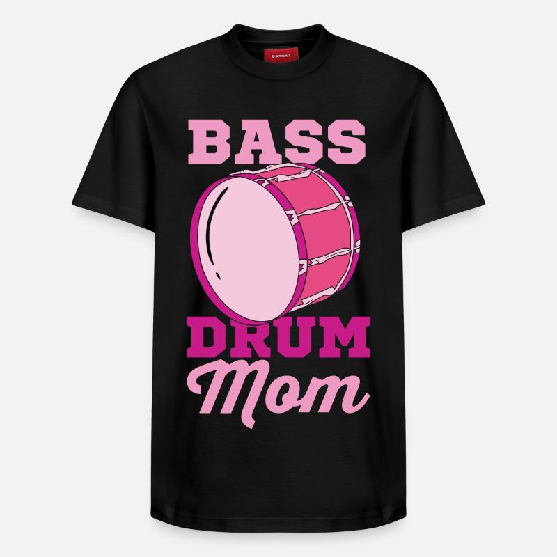 Maman grosse caisse - T-shirt unisexe décontracté en coton Supima – de SPREAD - noir