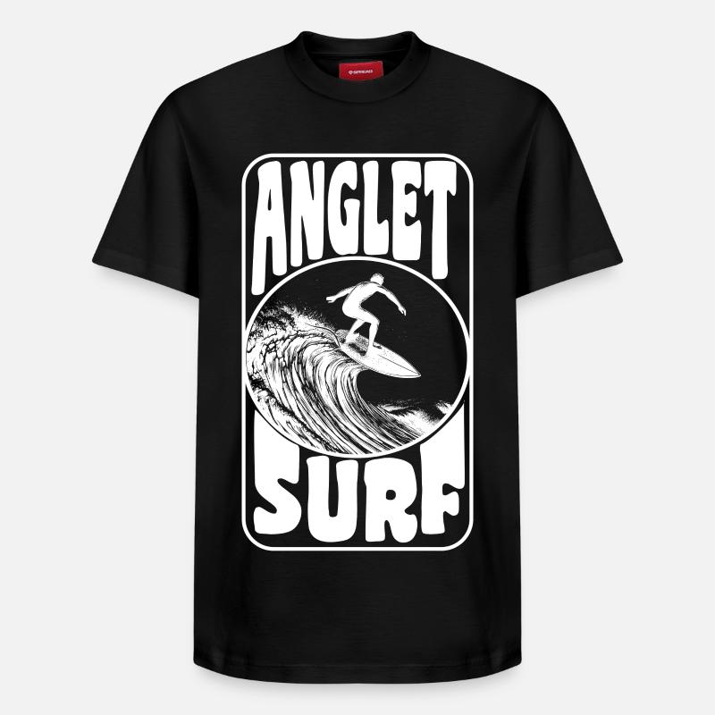 ANGLET - Relaxed Unisex Supima Cotton T-Shirt – von SPREAD - Schwarz