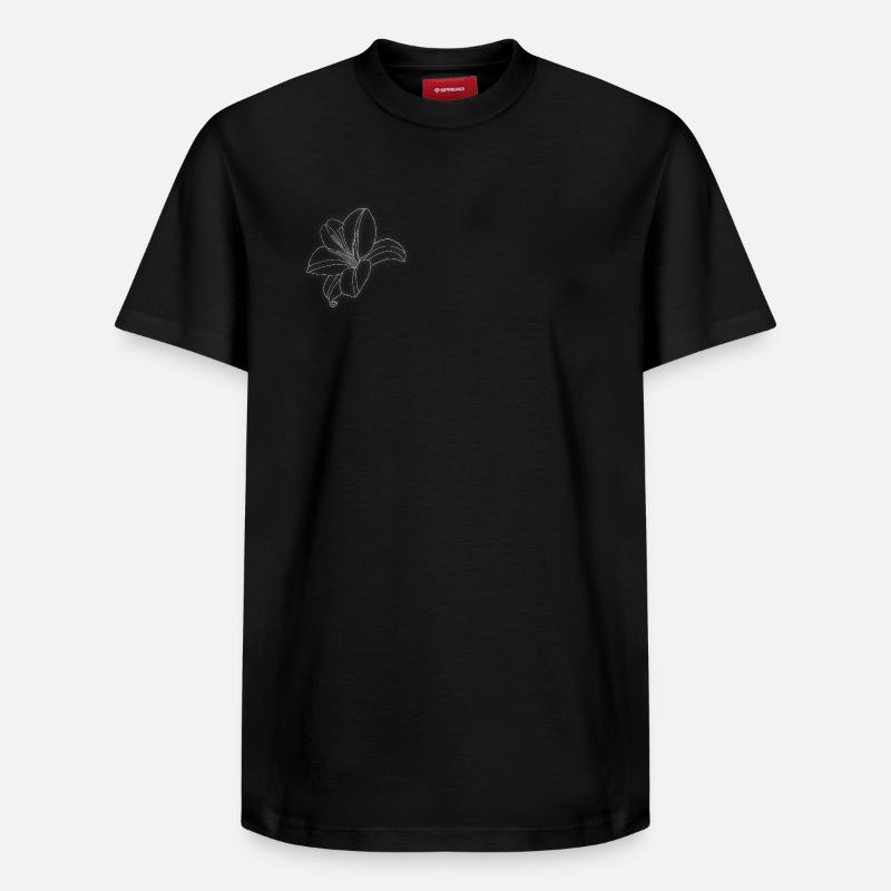 Lys - T-shirt unisexe décontracté en coton Supima – de SPREAD - noir