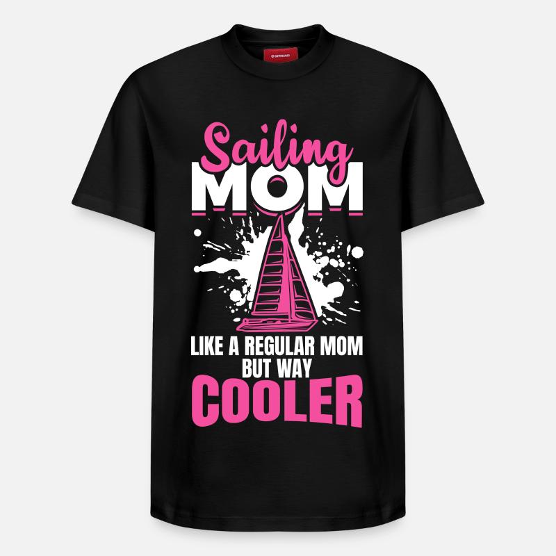 Mère Marin - T-shirt unisexe décontracté en coton Supima – de SPREAD - noir