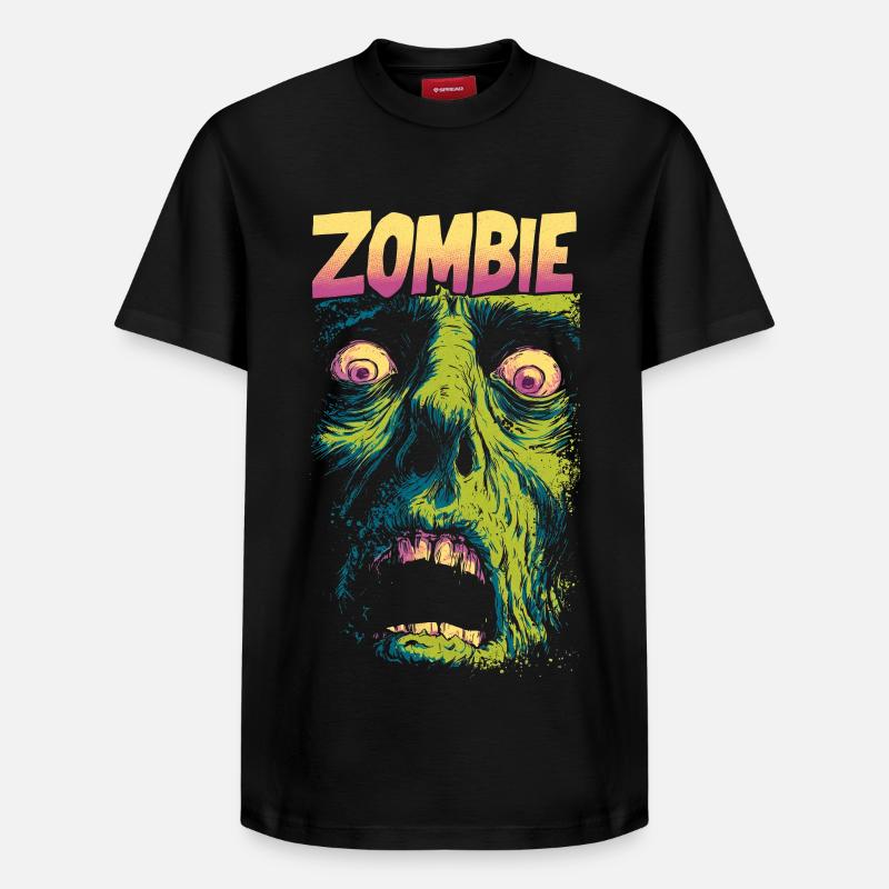Zombi - T-shirt unisexe décontracté en coton Supima – de SPREAD - noir
