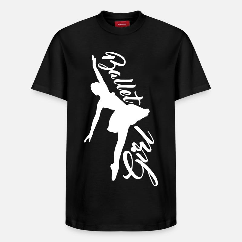 Ballerine - T-shirt unisexe décontracté en coton Supima – de SPREAD - noir