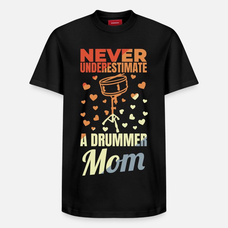 Batteur Mère - T-shirt unisexe décontracté en coton Supima – de SPREAD - noir