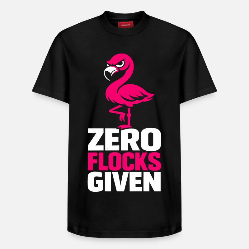 Zero Flocks Given - Relaxed Unisex Supima Cotton T-Shirt – by SPREAD - black