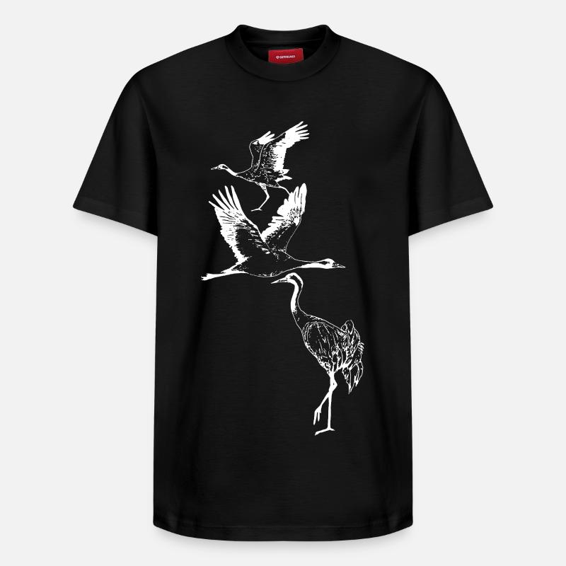 GRUES - T-shirt unisexe décontracté en coton Supima – de SPREAD - noir