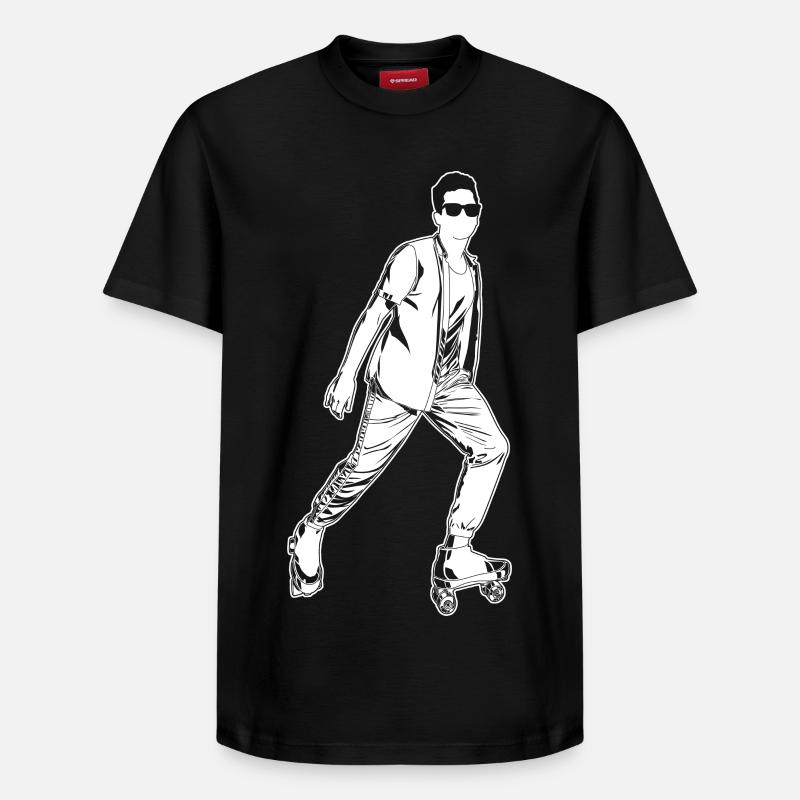 Rollschuhläufer - Relaxed Unisex Supima Cotton T-Shirt – von SPREAD - Schwarz
