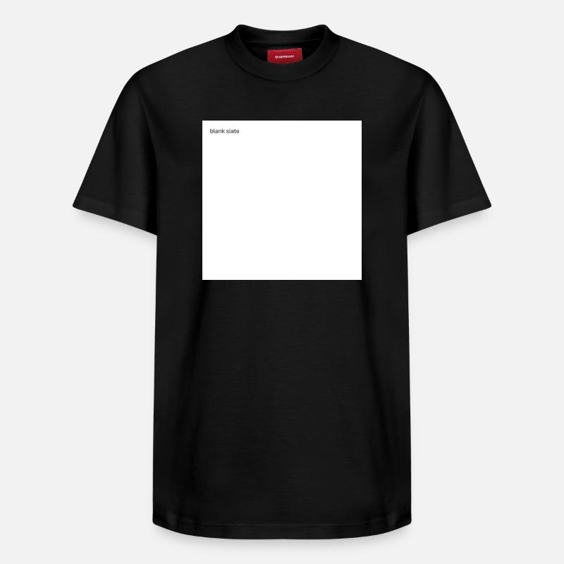 blank slate - Relaxed Unisex Supima Cotton T-Shirt – von SPREAD - Schwarz