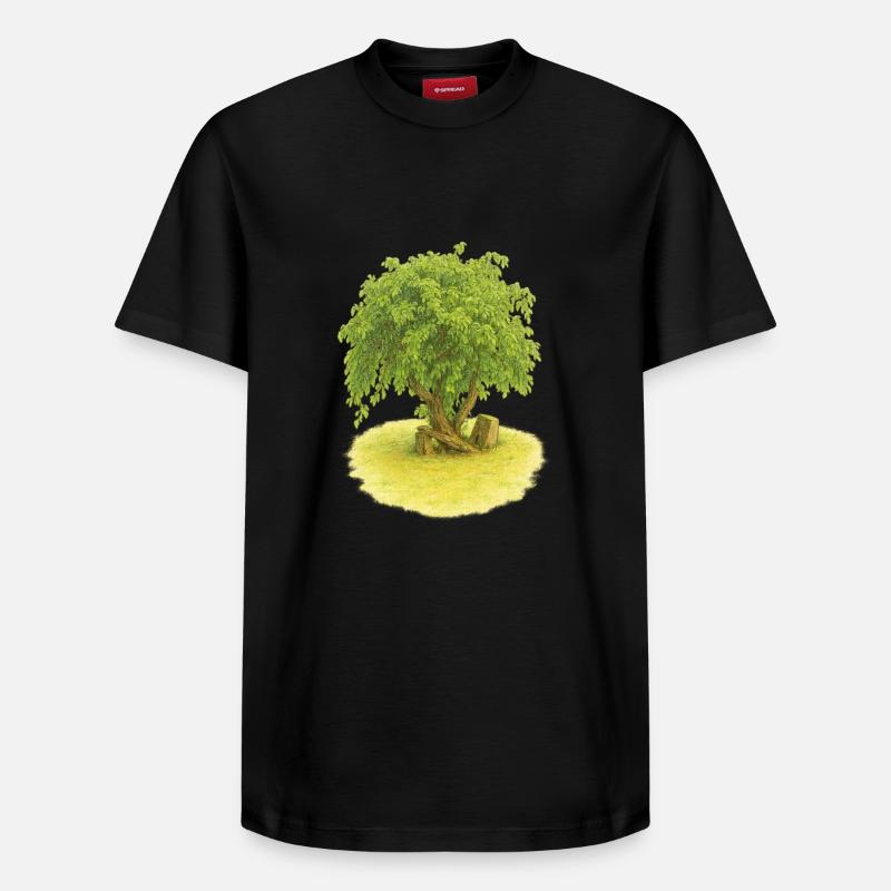 Arbre de vie - T-shirt unisexe décontracté en coton Supima – de SPREAD - noir