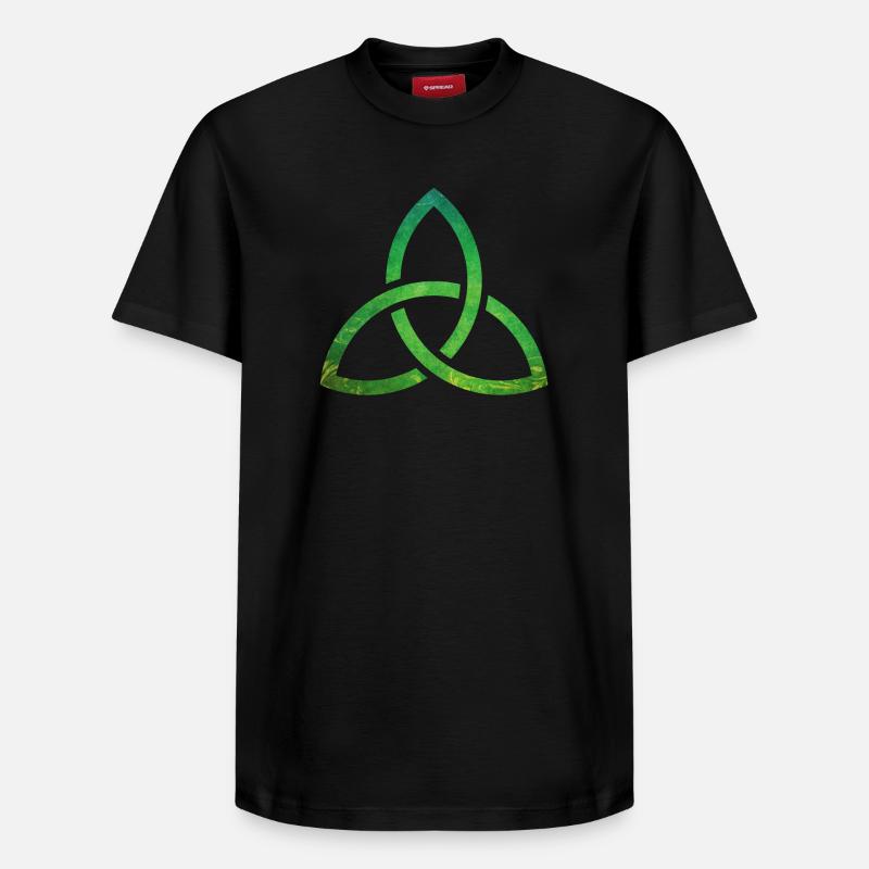 Celtic Knot - Relaxed Unisex Supima Cotton T-Shirt – von SPREAD - Schwarz