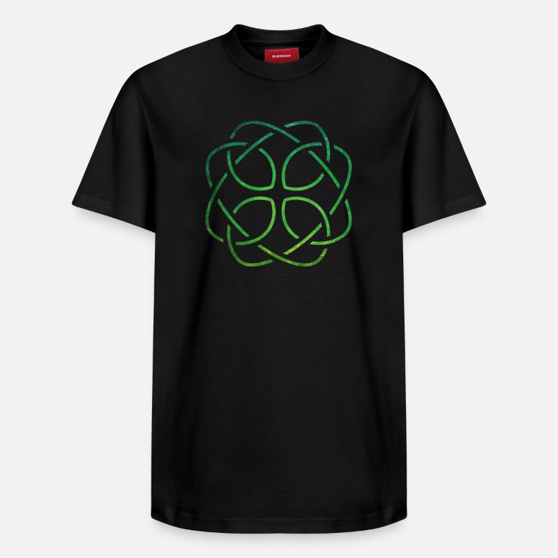 Celtic Knot - T-shirt unisexe décontracté en coton Supima – de SPREAD - noir